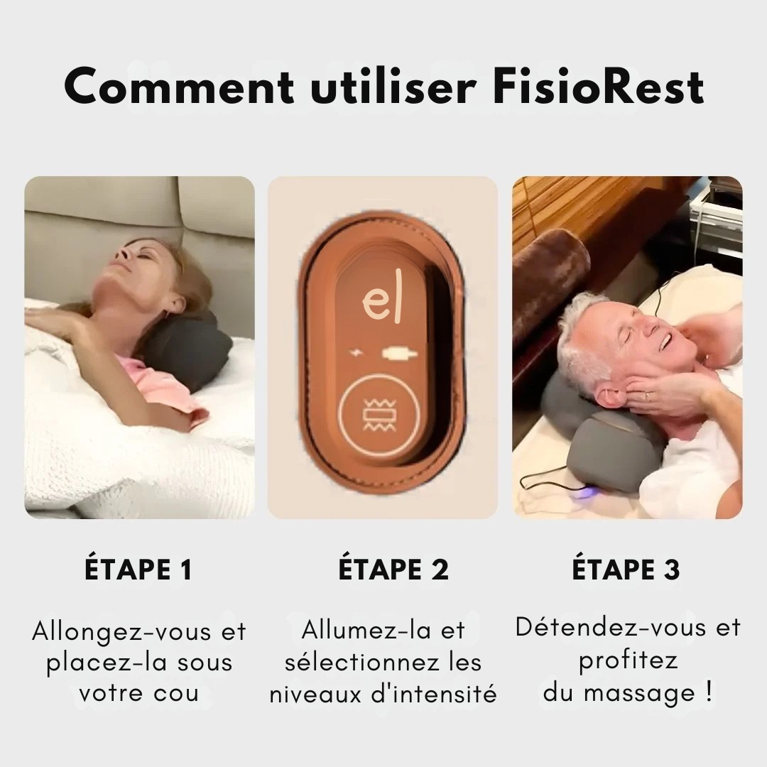 FisioRest Le masseur de cou 3-en-1